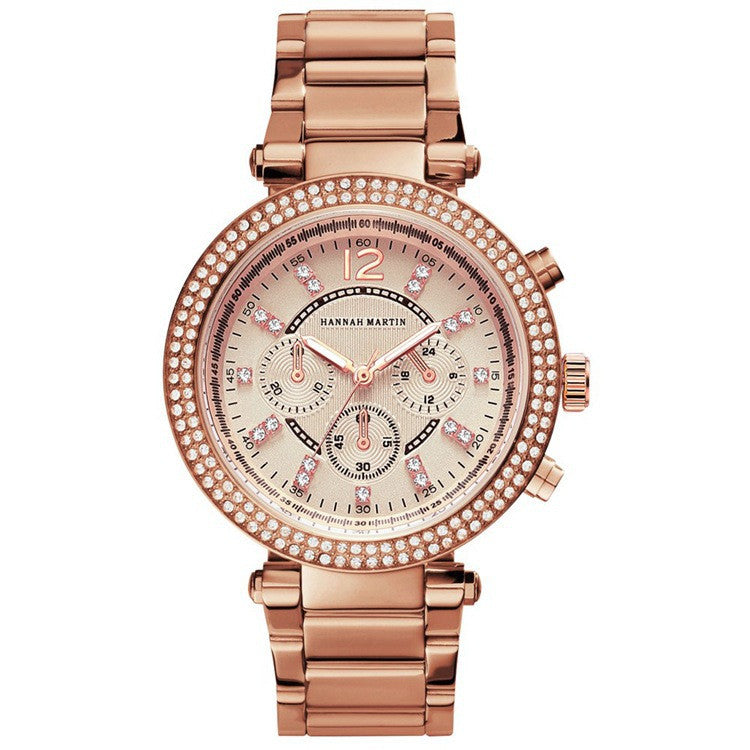 Women's Watch Decorated with Diamond - Zac Store