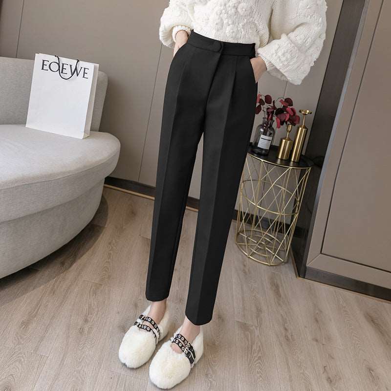 Woolen Trousers Women Are Thin Daddy Harem Pants