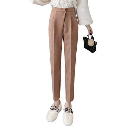 Woolen Trousers Women Are Thin Daddy Harem Pants - Zac Store