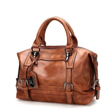 Oil Wax Leather Tote Bag - Zac Store